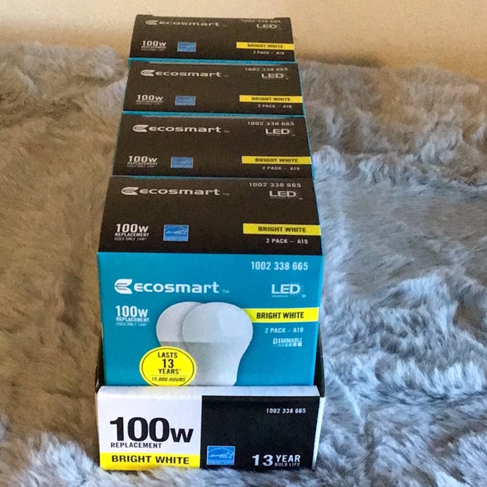 Bright White LED Bulbs 8 bulbs total